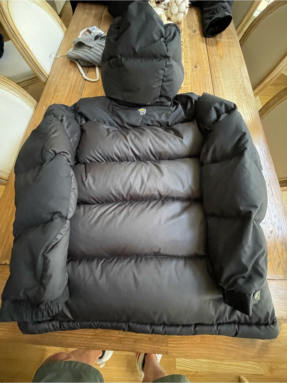MOUNTAIN HARDWEAR SUBZERO 650 PRO DOWN PARKA EXCELLENT CONDITION MENS XL PTP 26 - Picture 4 of 9